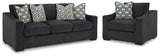 Wryenlynn Onyx Sofa and Oversized Chair from Ashley - Luna Furniture