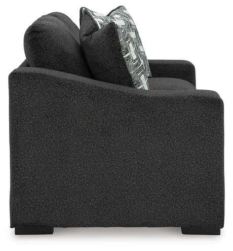 Wryenlynn Sofa, Loveseat, Chair and Ottoman in Onyx from Ashley - Luna Furniture