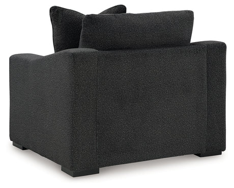 Wryenlynn Sofa, Loveseat, Chair and Ottoman in Onyx from Ashley - Luna Furniture