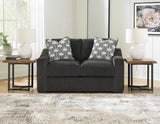 Wryenlynn Sofa, Loveseat, Chair and Ottoman in Onyx from Ashley - Luna Furniture