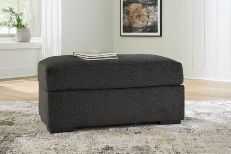 Wryenlynn Sofa, Loveseat, Chair and Ottoman in Onyx from Ashley - Luna Furniture