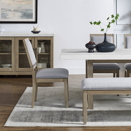 Carena Backless Dining Bench Gray from Steve Silver - Luna Furniture