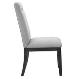 Yves Black/Gray 5-Piece Dining Room Set from Steve Silver - Luna Furniture