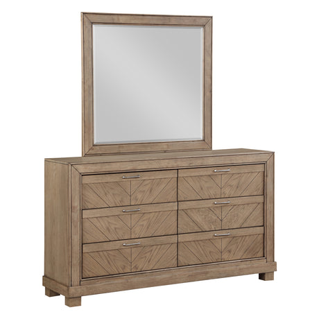 Montana Dresser and Mirror, Sand from Steve Silver - Luna Furniture