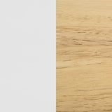 Wyatt White and Natural Wood Twin Over Twin Bunk Bed from Coaster - Luna Furniture