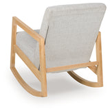 Wychworth Gray/Natural Accent Chair from Ashley - Luna Furniture