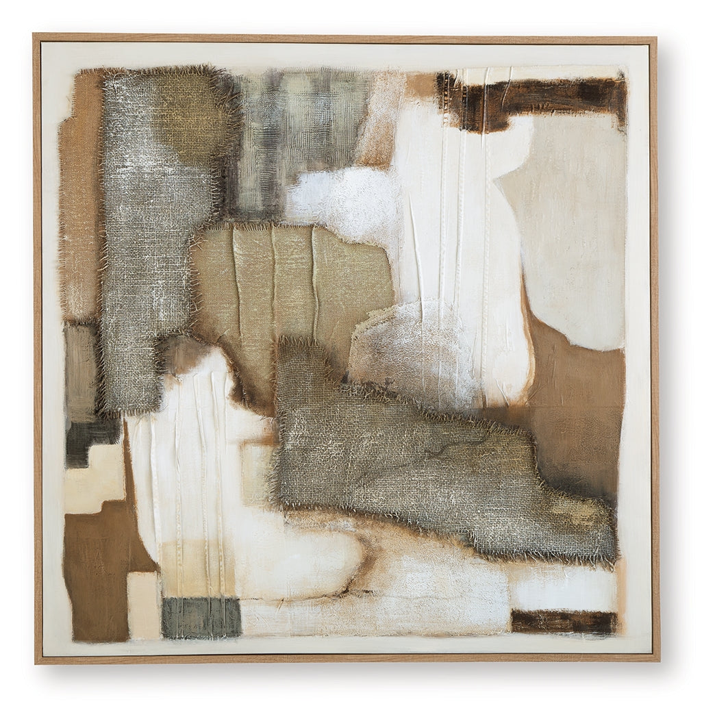 Wylander Tan/Brown/Gray Wall Art from Ashley - Luna Furniture
