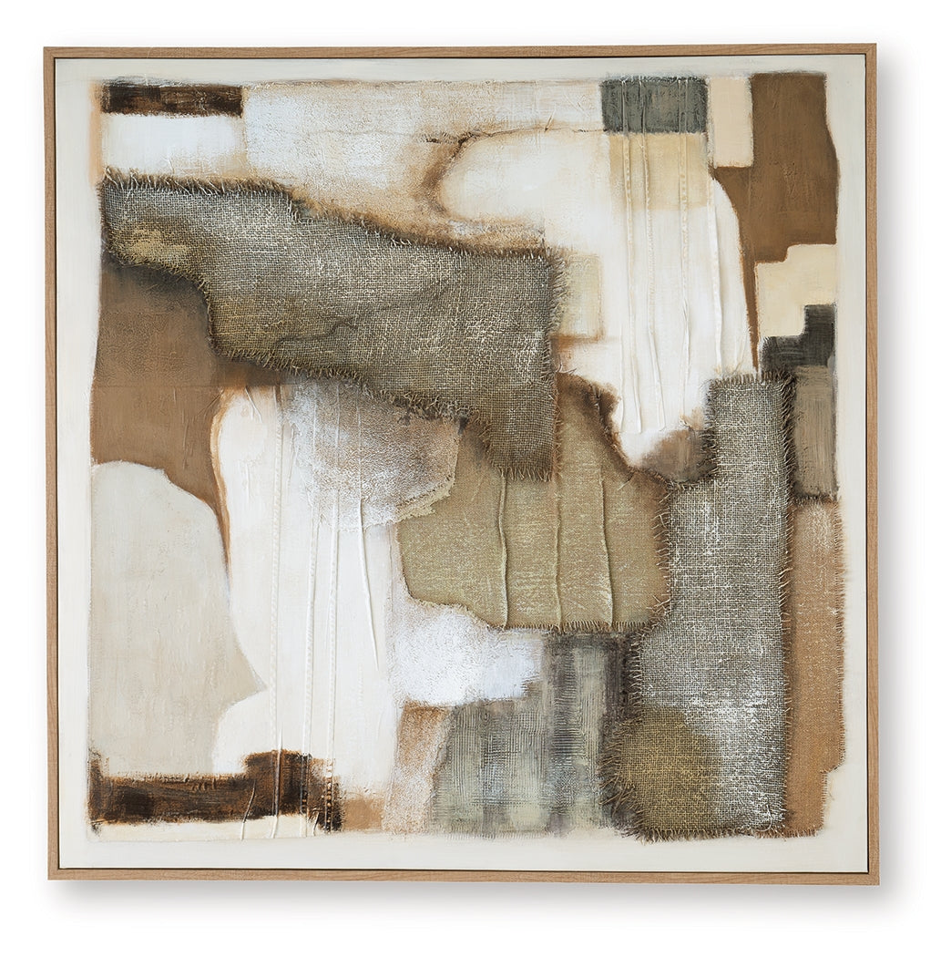 Wylander Tan/Brown/Gray Wall Art from Ashley - Luna Furniture