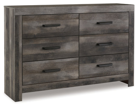 Wynnlow King Poster Bed with Dresser in Gray from Ashley - Luna Furniture