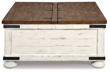 Wystfield White/Brown Coffee Table and 2 End Tables from Ashley - Luna Furniture