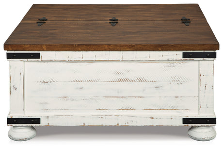 Wystfield White/Brown Coffee Table and 2 End Tables from Ashley - Luna Furniture