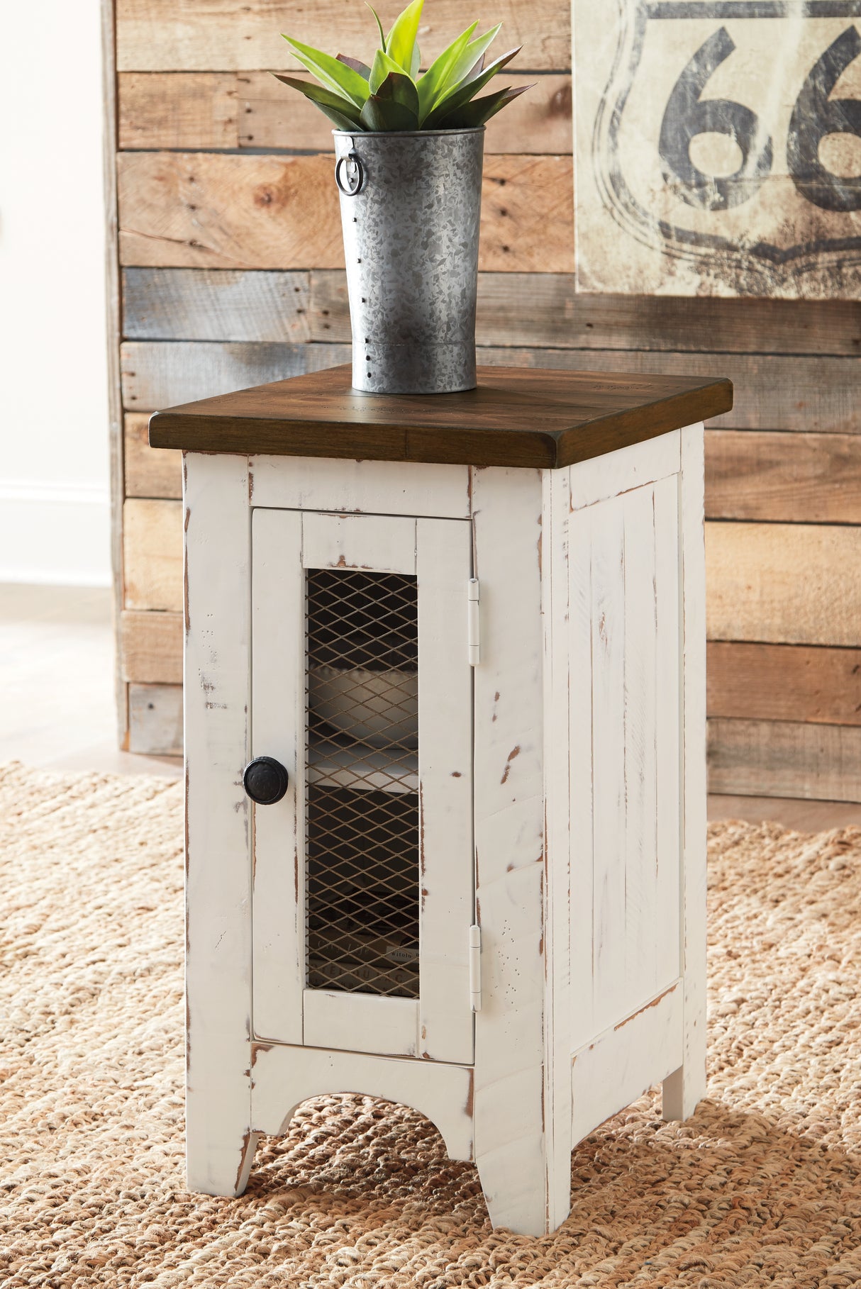 Wystfield White/Brown Coffee Table and 2 End Tables from Ashley - Luna Furniture