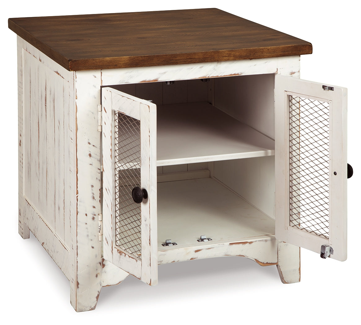 Wystfield White/Brown Coffee Table and 2 End Tables from Ashley - Luna Furniture
