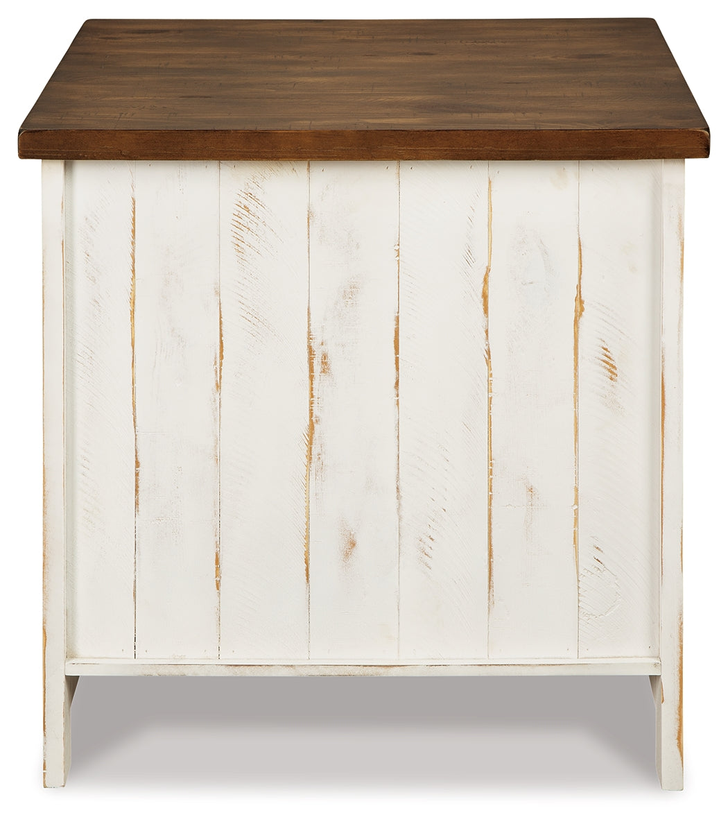 Wystfield White/Brown Coffee Table and 2 End Tables from Ashley - Luna Furniture