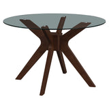 Zen 5-Piece Dining Set with Green Velvet Chairs from Steve Silver - Luna Furniture