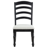 Odessa Black/White Side Chair, Set of 2 from Steve Silver - Luna Furniture