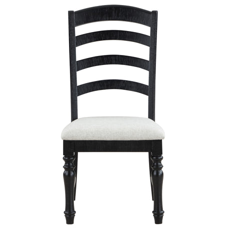 Odessa Black/White Side Chair, Set of 2 from Steve Silver - Luna Furniture