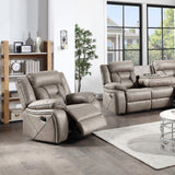 Tyson Gray Glider Recliner Chair from Steve Silver - Luna Furniture