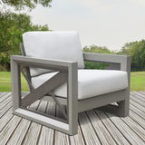 Dalilah Gray Patio Arm Chair from Steve Silver - Luna Furniture