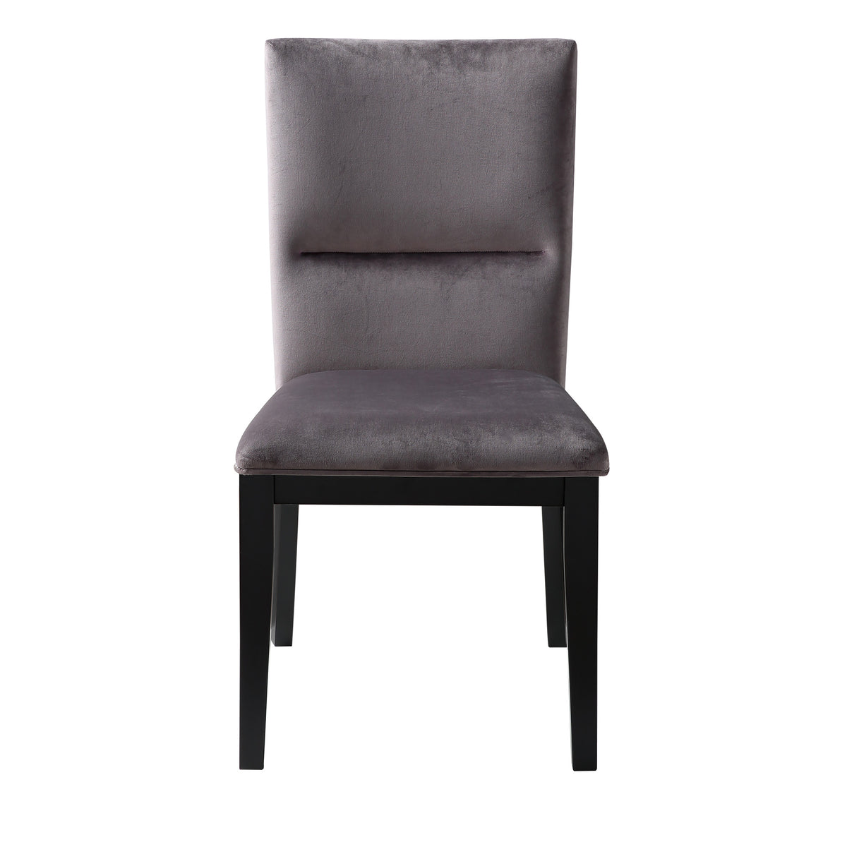 Amalie Side Chair, Grey Velvet, Set of 2 from Steve Silver - Luna Furniture