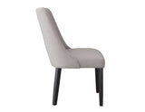 Xena Upholstered Side Chair, Gray from Steve Silver - Luna Furniture