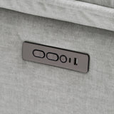 Olsen 3-Piece Dual-Power Zero-Gravity Modular Reclining Sofa, Silver from Steve Silver - Luna Furniture