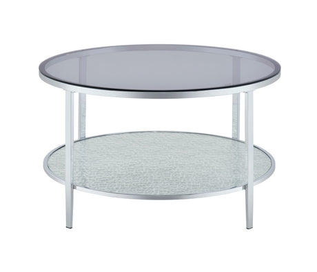 Frostine Round Cocktail Table from Steve Silver - Luna Furniture