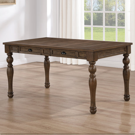 Joanna 6-Piece Dining Set, Brown from Steve Silver - Luna Furniture
