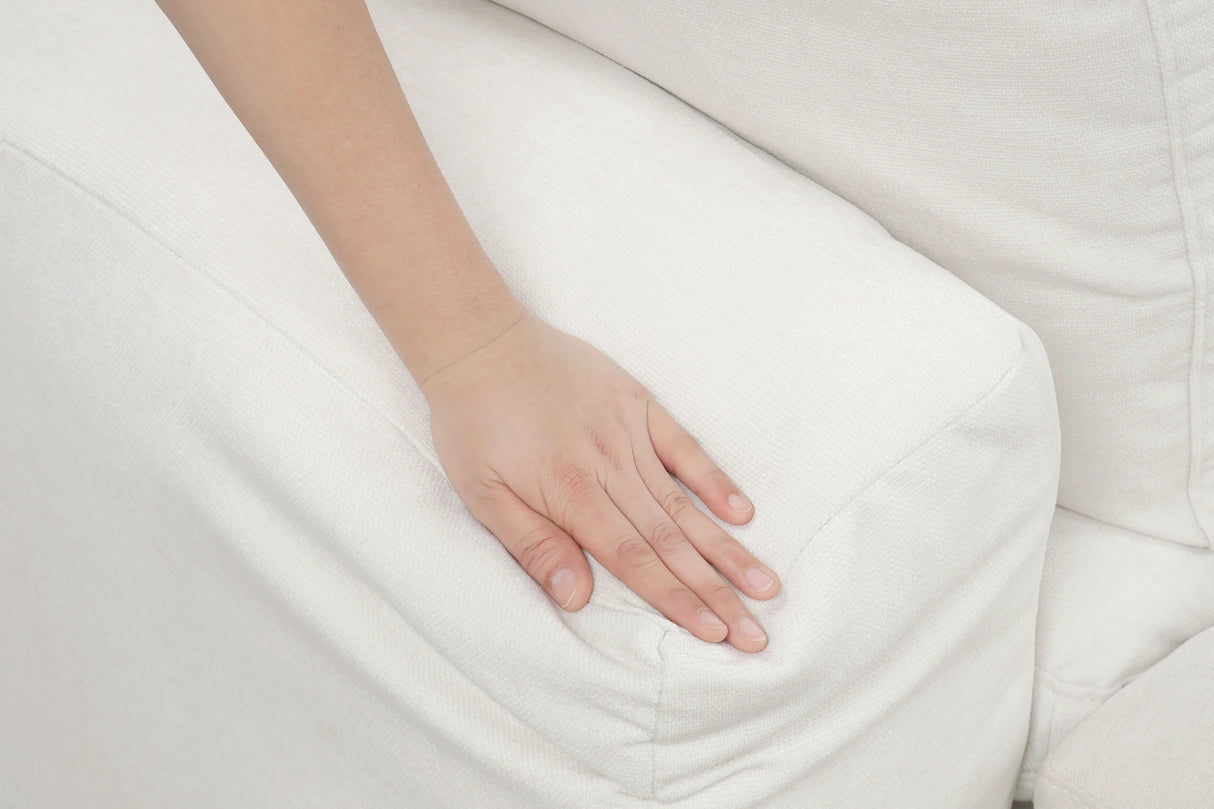 Cloud Beige Modular Sectional with Ottoman from Happy Homes - Luna Furniture