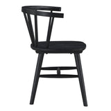 Willow Solid Wood Dining Chair, Black from Steve Silver - Luna Furniture