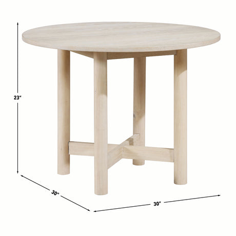 Gabby Washed Oak 30" Kids Round Table from Steve Silver - Luna Furniture