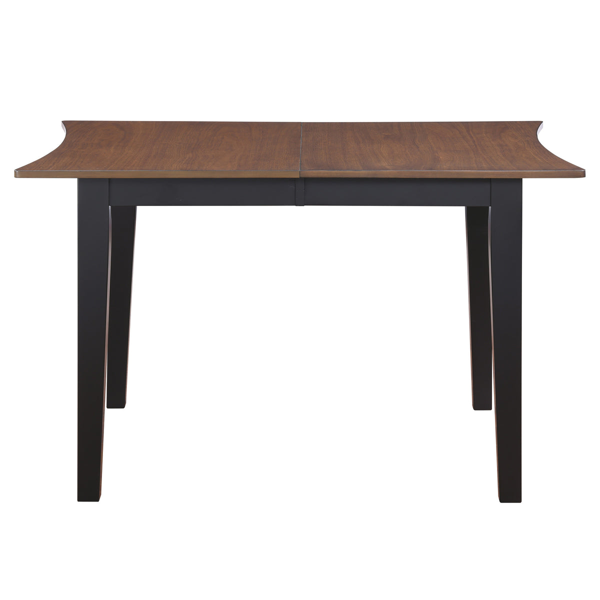 Joplin Walnut/Ebony Dining Table with 12" Leaf from Steve Silver - Luna Furniture