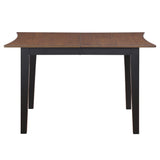 Joplin Walnut/Ebony Dining Table with 12" Leaf from Steve Silver - Luna Furniture