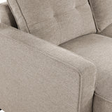 Noah Tan Convertible Sleeper Loveseat from Steve Silver - Luna Furniture