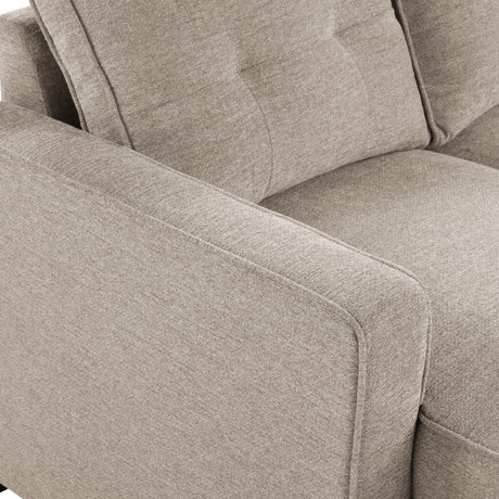 Noah Convertible Sleeper Loveseat, Tan from Steve Silver - Luna Furniture