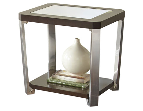 Truman End Table [stainless steel] from Steve Silver - Luna Furniture