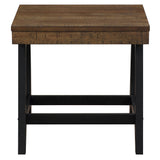 Ralston Caramel/Ebony End Table from Steve Silver - Luna Furniture