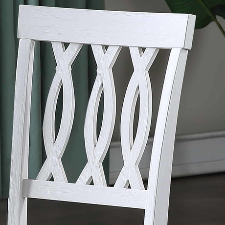 Naples 5-Piece Drop-Leaf Dining(Table & 4 Side Chairs) from Steve Silver - Luna Furniture