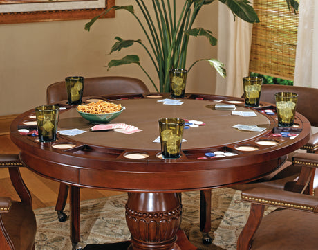 Tournament Table Top and Feet from Steve Silver - Luna Furniture