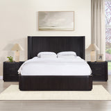Henry Reeded King Bed, Espresso Finish from Steve Silver - Luna Furniture