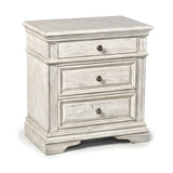 Highland Park Cathedral White 4-Piece King Bedroom Set (King Bed/DR/MR/NS) from Steve Silver - Luna Furniture