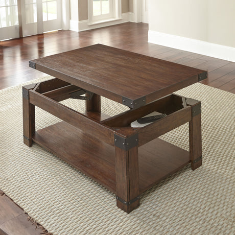 Arusha Lift Top Cocktail Table w/Casters from Steve Silver - Luna Furniture
