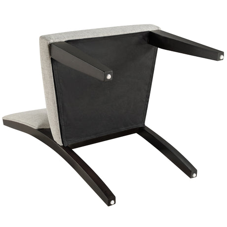 Roatan Black/Oatmeal Upholstered Side Chair, Set of 2 from Steve Silver - Luna Furniture