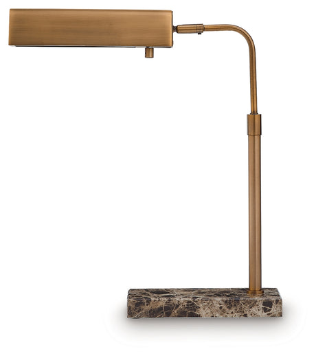 Yafe Bronze Finish Desk Lamp from Ashley - Luna Furniture