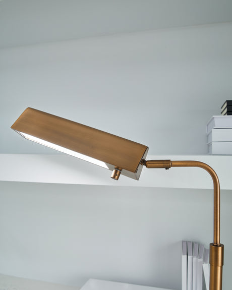Yafe Bronze Finish Desk Lamp from Ashley - Luna Furniture