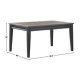 Raven Noir Brown 59.5" Dining Table from Steve Silver - Luna Furniture