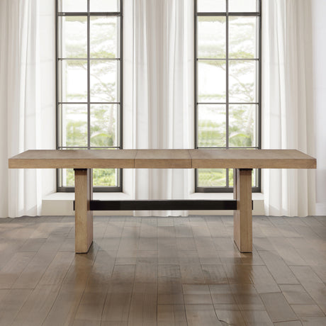 Aubrey Waxed Driftwood Extendable Dining Table from Steve Silver - Luna Furniture
