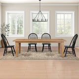 Sommerset Natural Oak/Black Dining Room Set from Steve Silver - Luna Furniture
