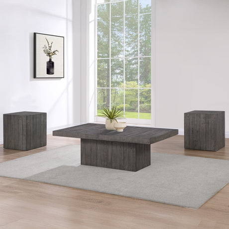 Colson Reclaimed Solid Pine End Table from Steve Silver - Luna Furniture