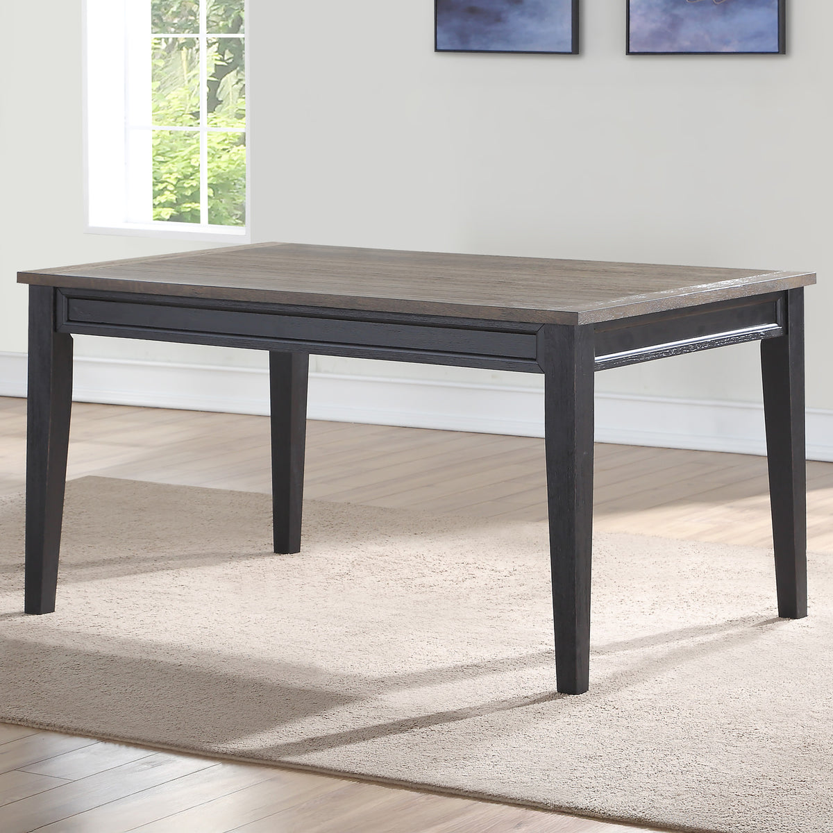 Raven Noir Brown 59.5" Dining Table from Steve Silver - Luna Furniture